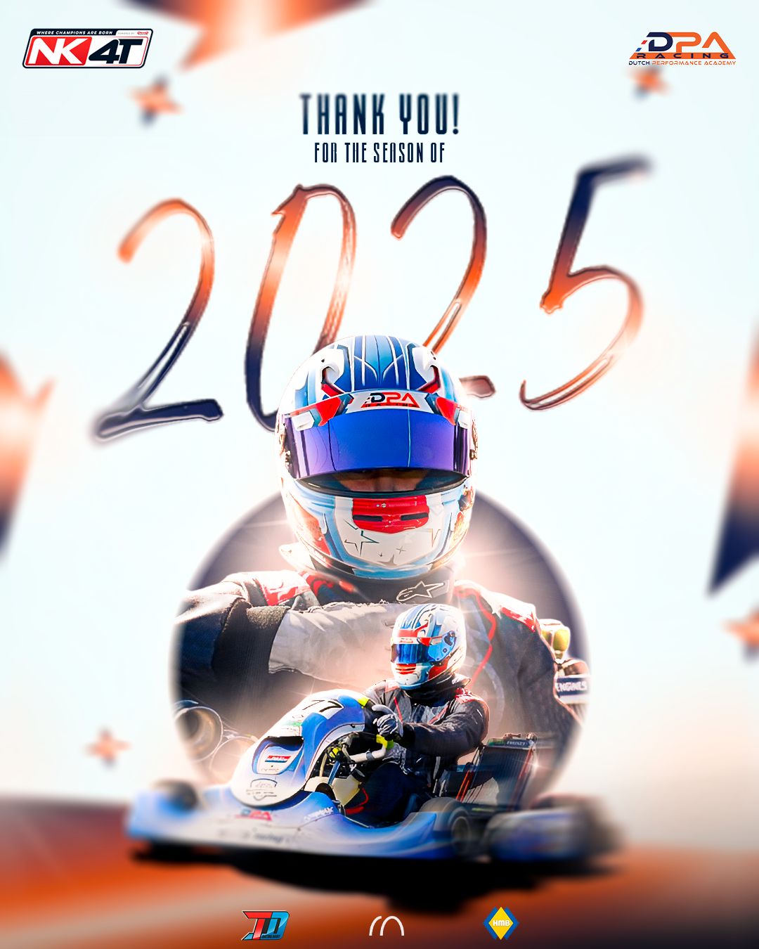 End-of-season graphic — DPA Racing, light treatment